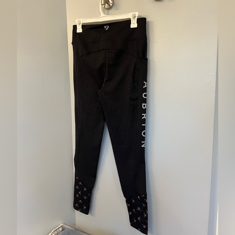 Aubrion Black Full Seat Breeches